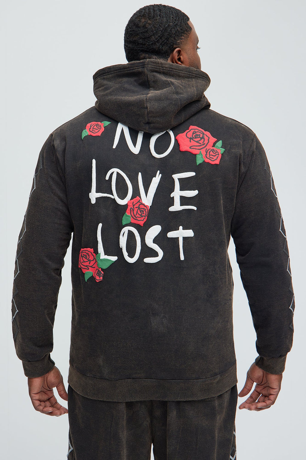 No Love Lost Skeleton Hoodie - Black