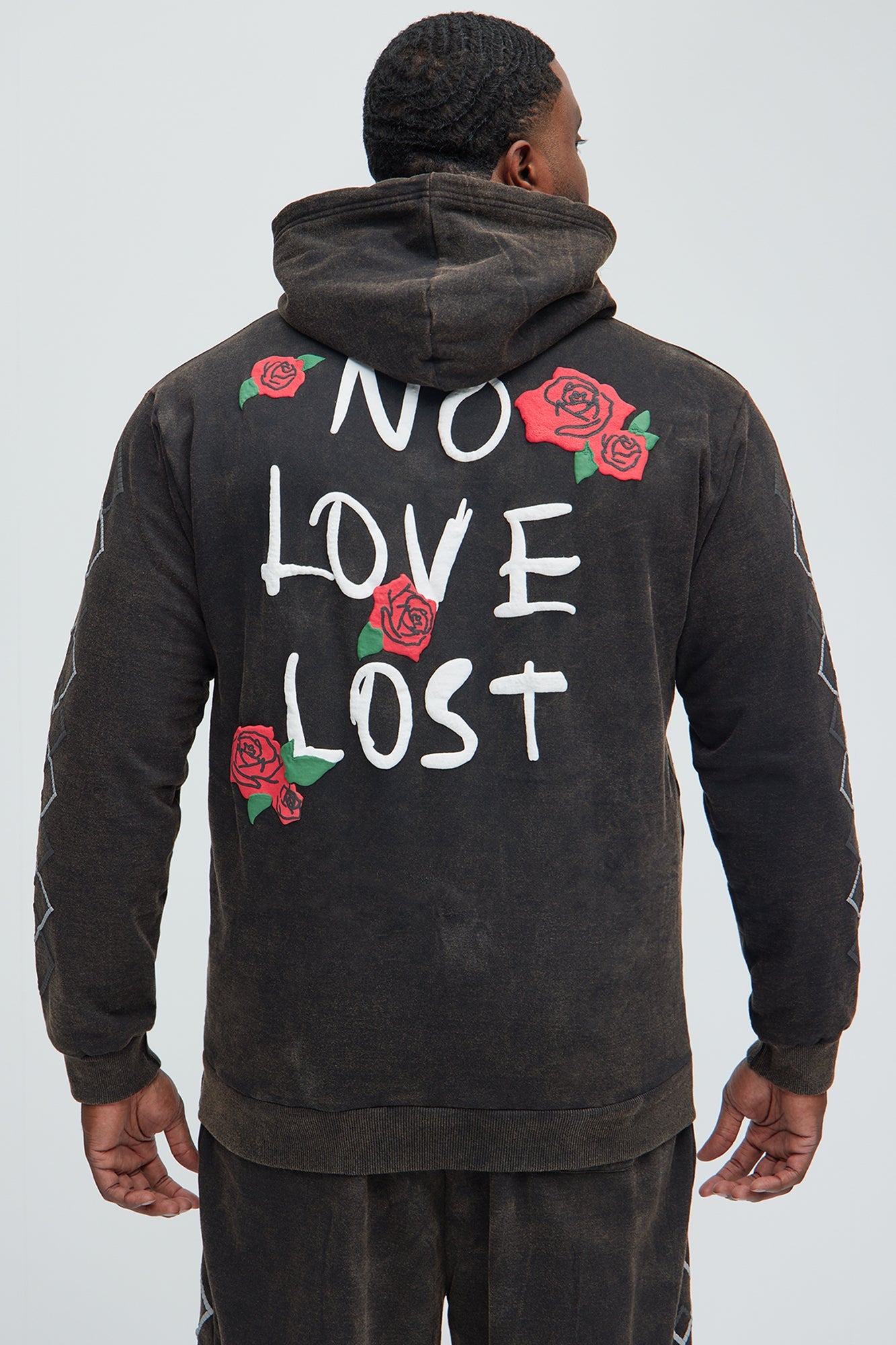No Love Lost Skeleton Hoodie - Black
