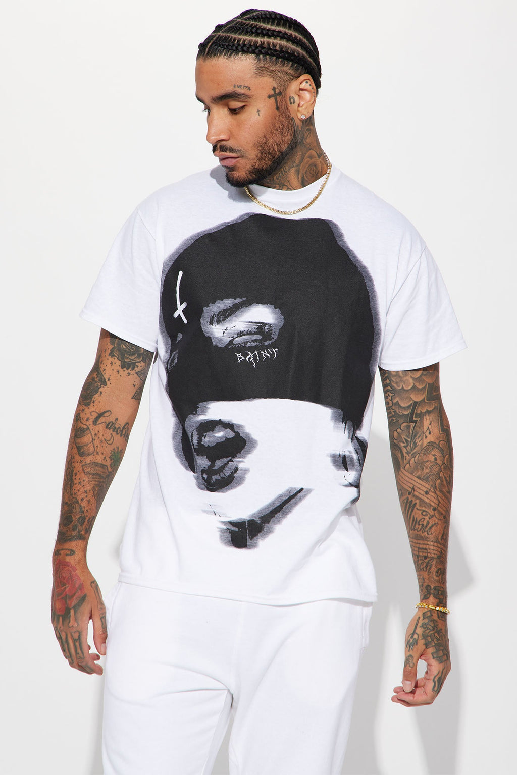 Evil Good Short Sleeve Tee - White