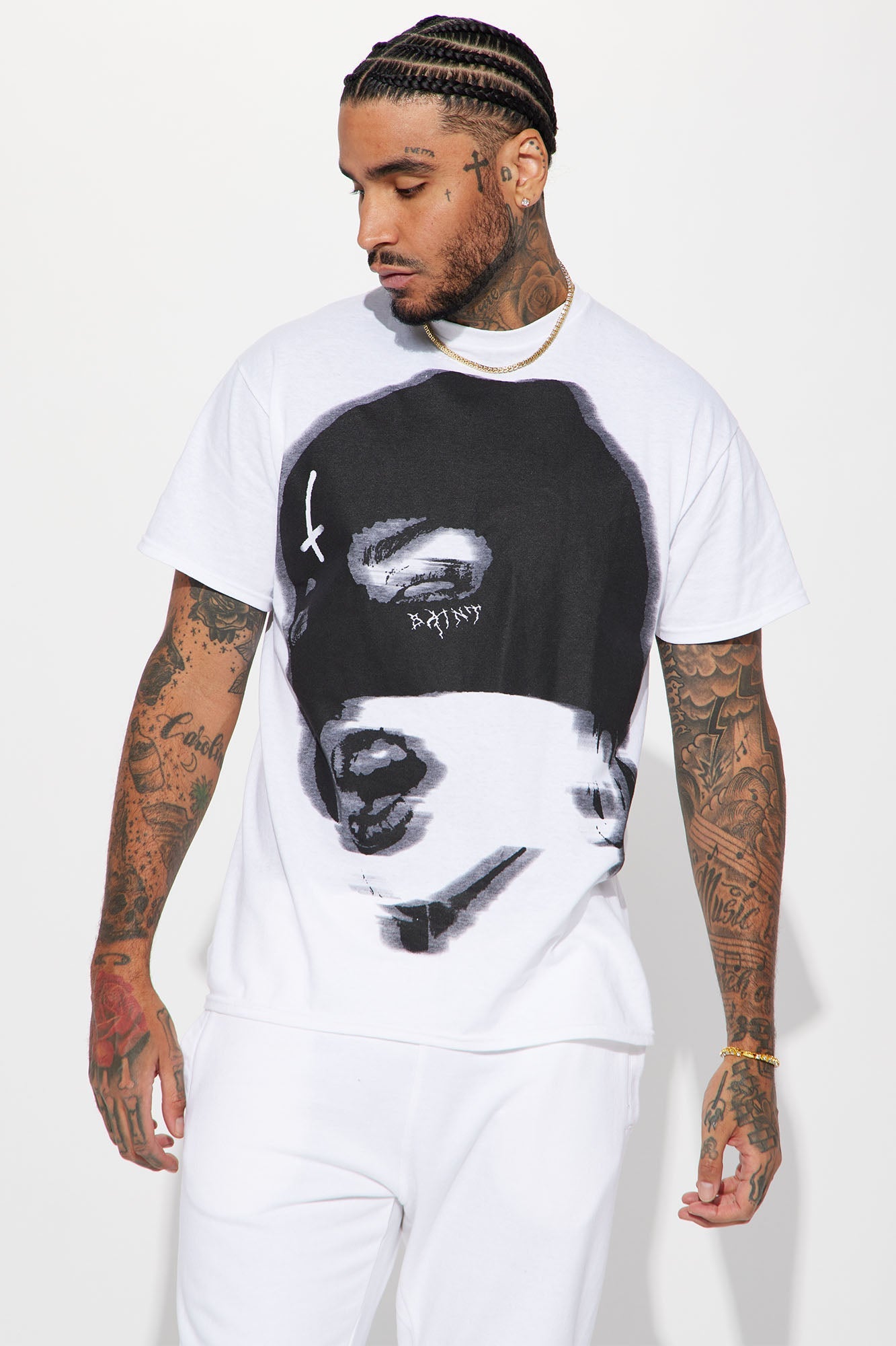 Evil Good Short Sleeve Tee - White