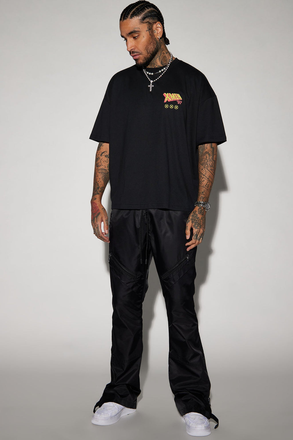 X Men 1997 Oversized Short Sleeve Tee - Black