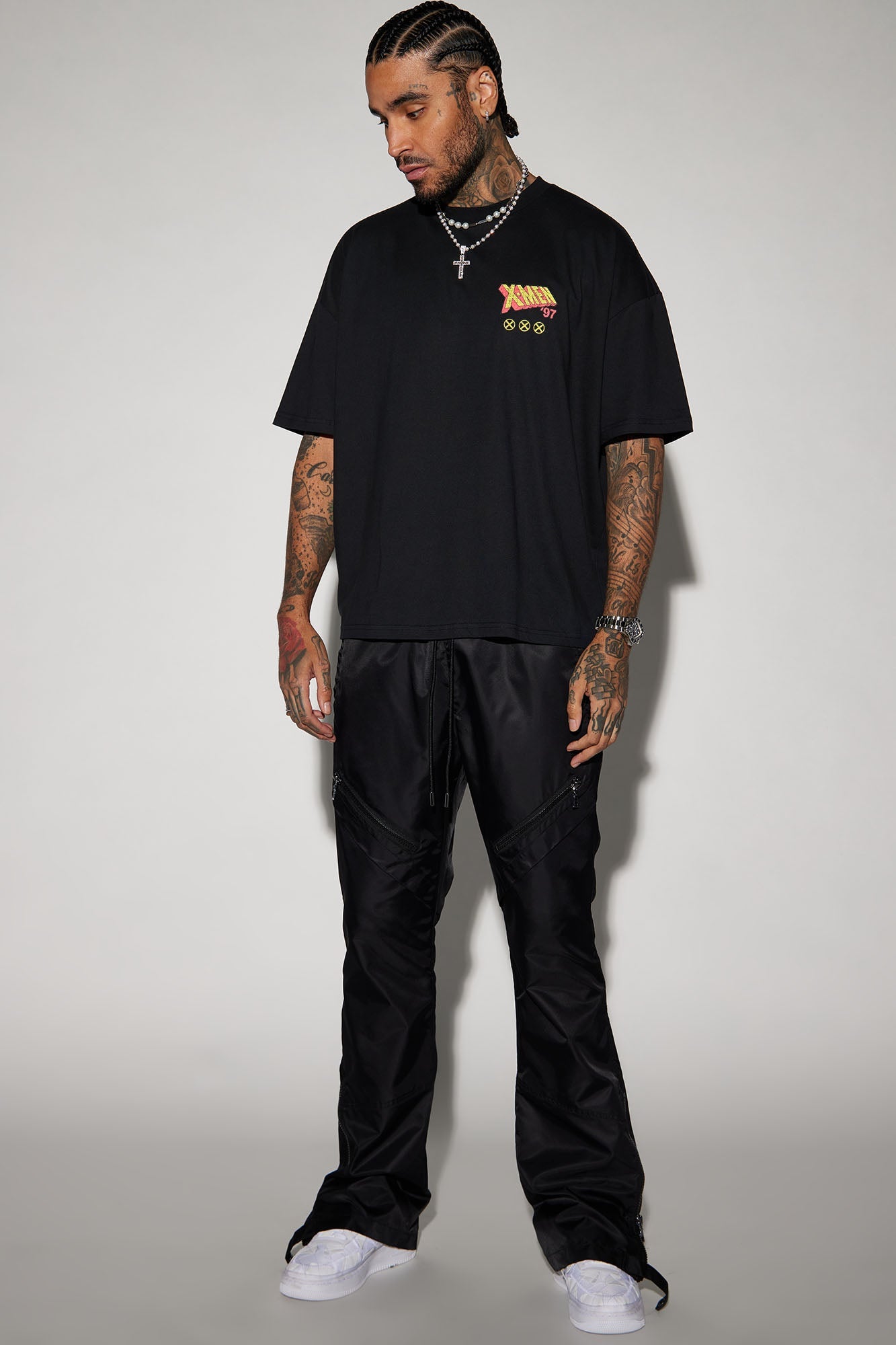 X Men 1997 Oversized Short Sleeve Tee - Black