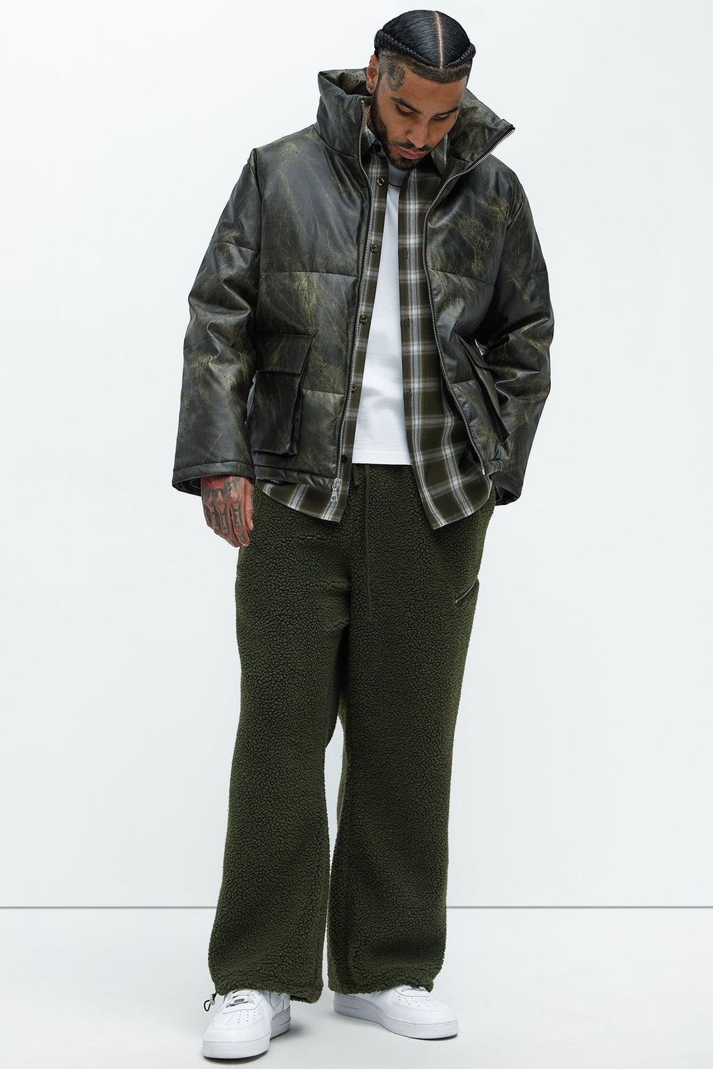 Cyclone Puffer Jacket - Olive