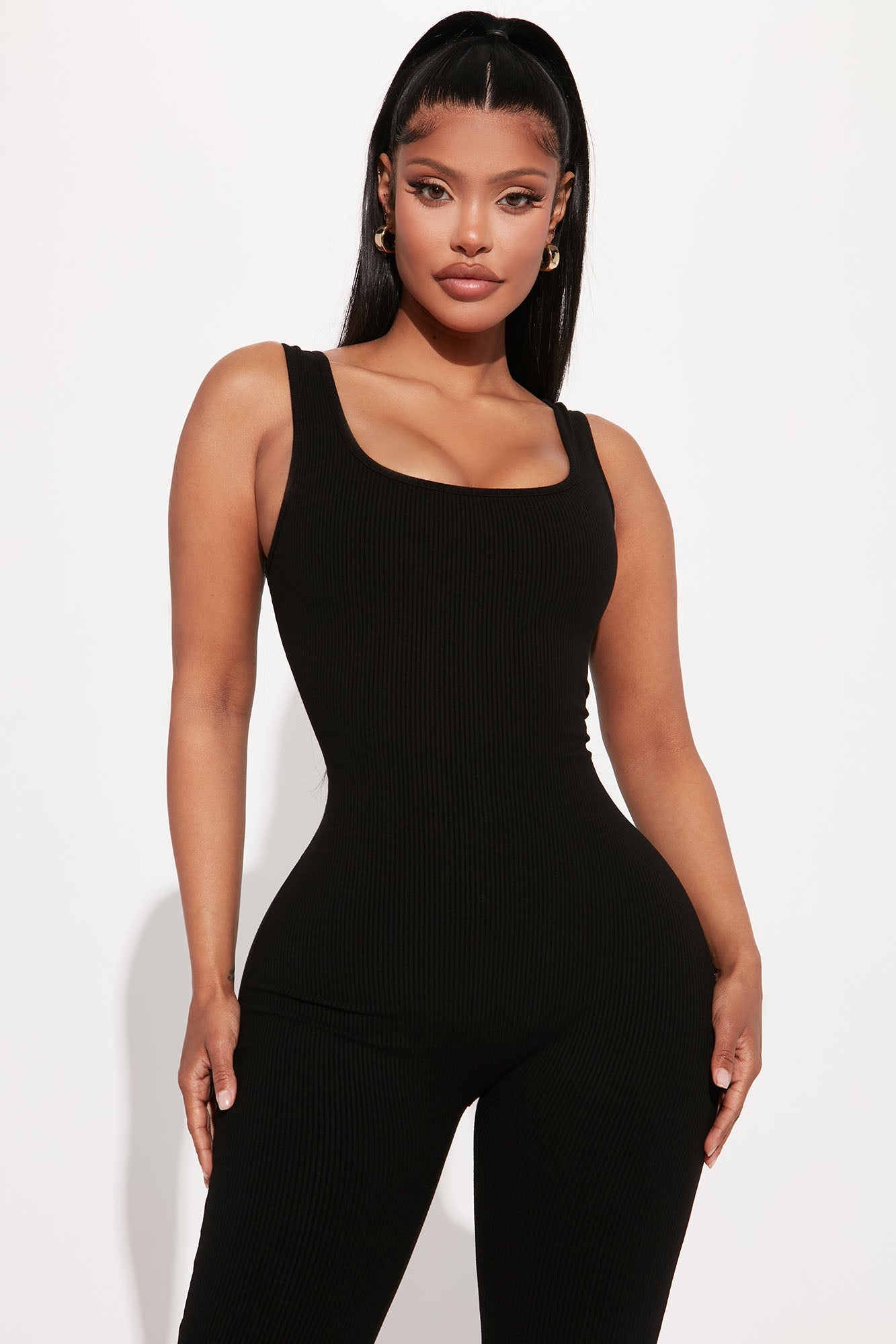 Nova Boost Snatched Jumpsuit - Black