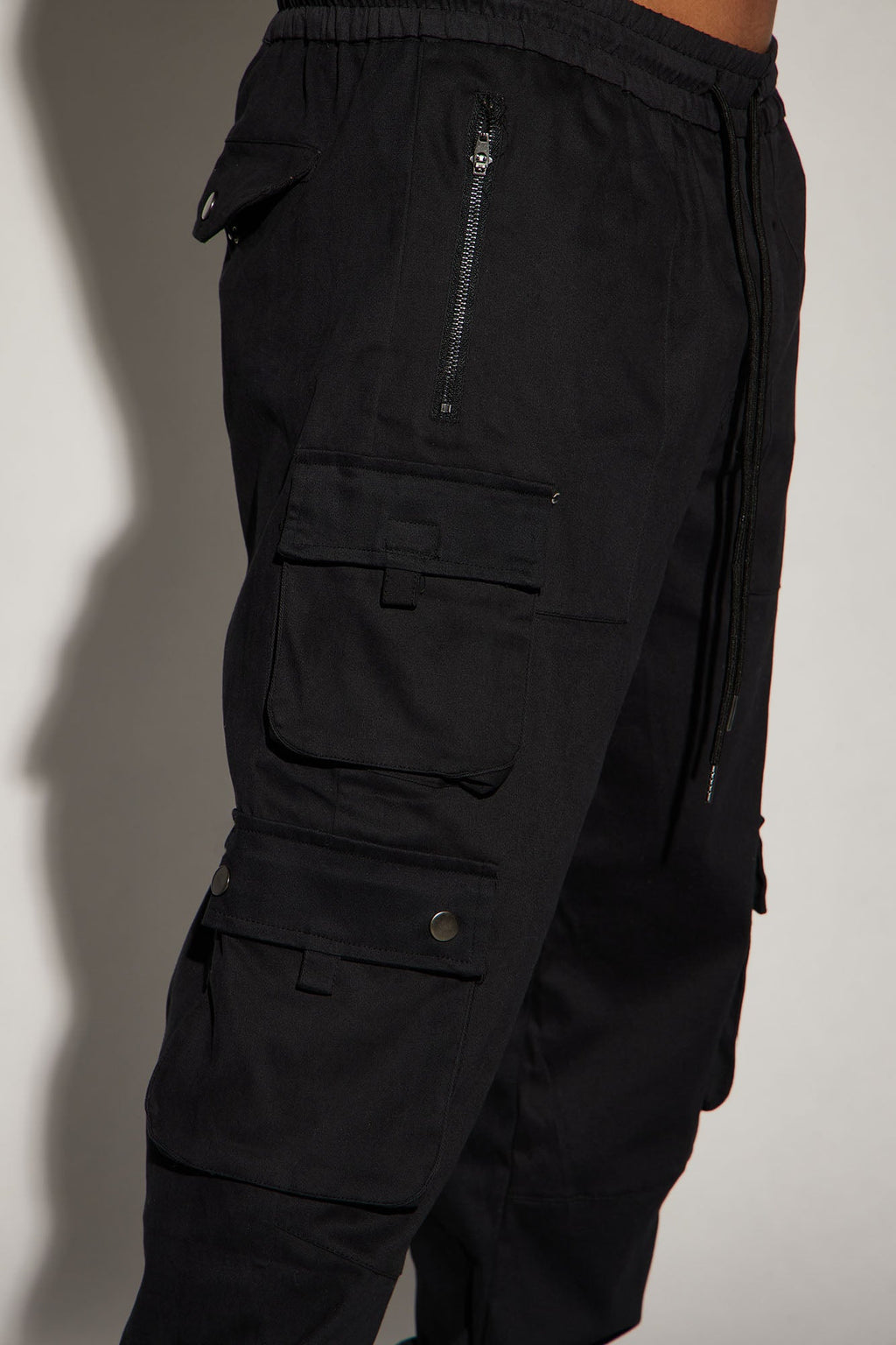 Roaming Twill Cargo Pants - Black