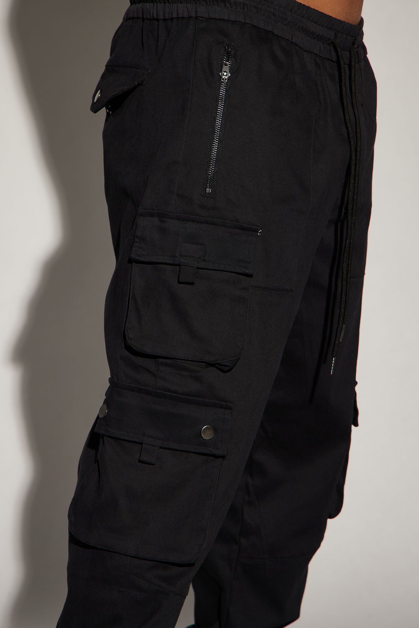 Roaming Twill Cargo Pants - Black