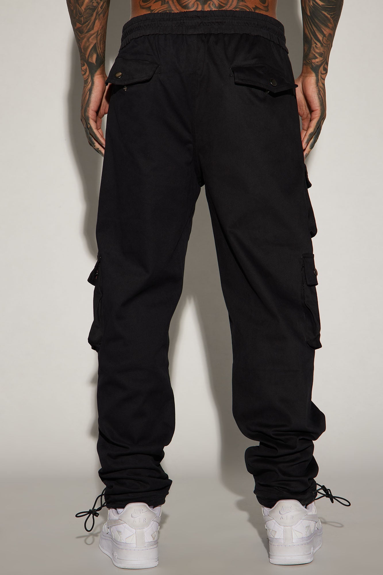 Roaming Twill Cargo Pants - Black