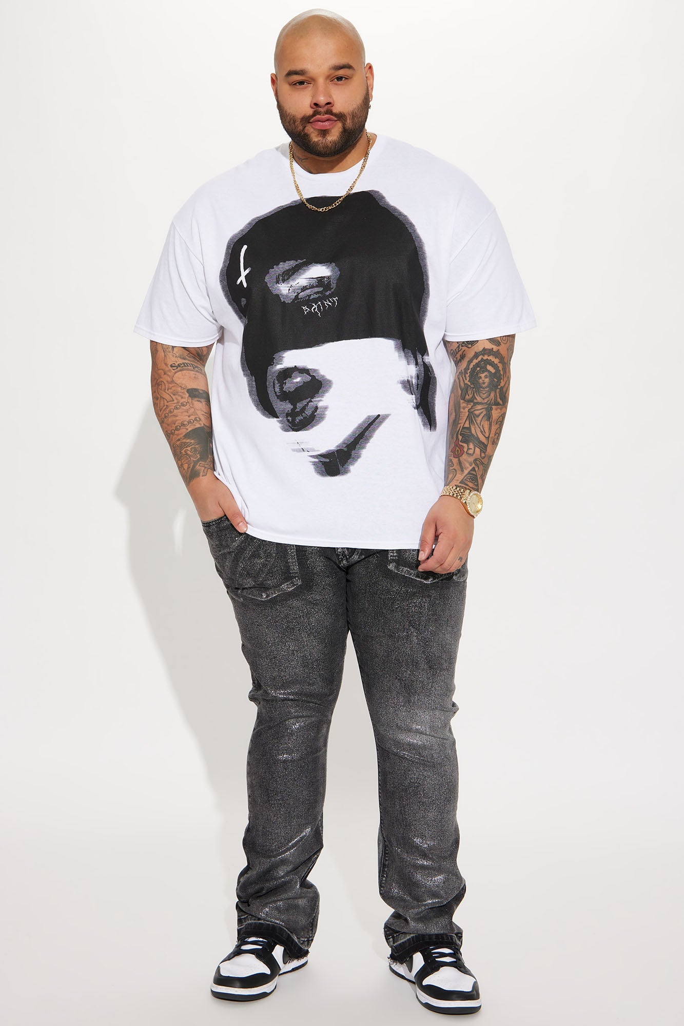 Evil Good Short Sleeve Tee - White