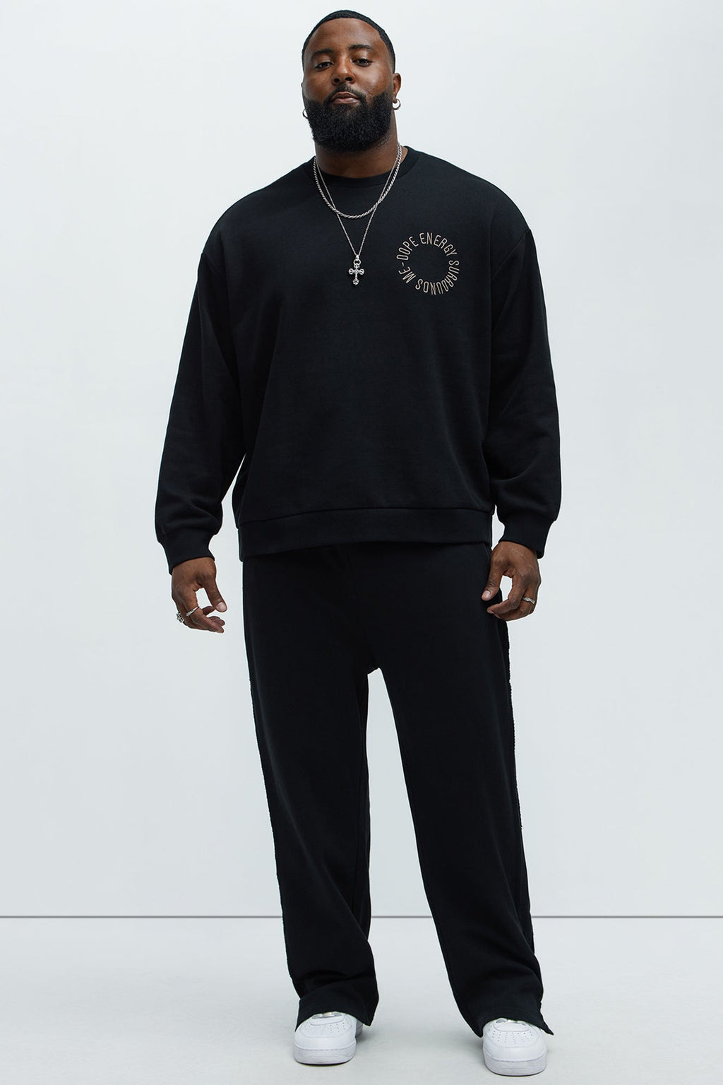 Tyson Dope Energy Crewneck Sweatshirt - Black