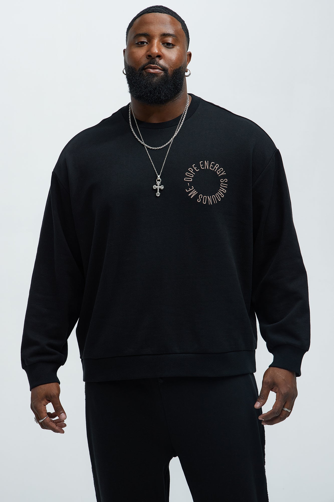 Tyson Dope Energy Crewneck Sweatshirt - Black