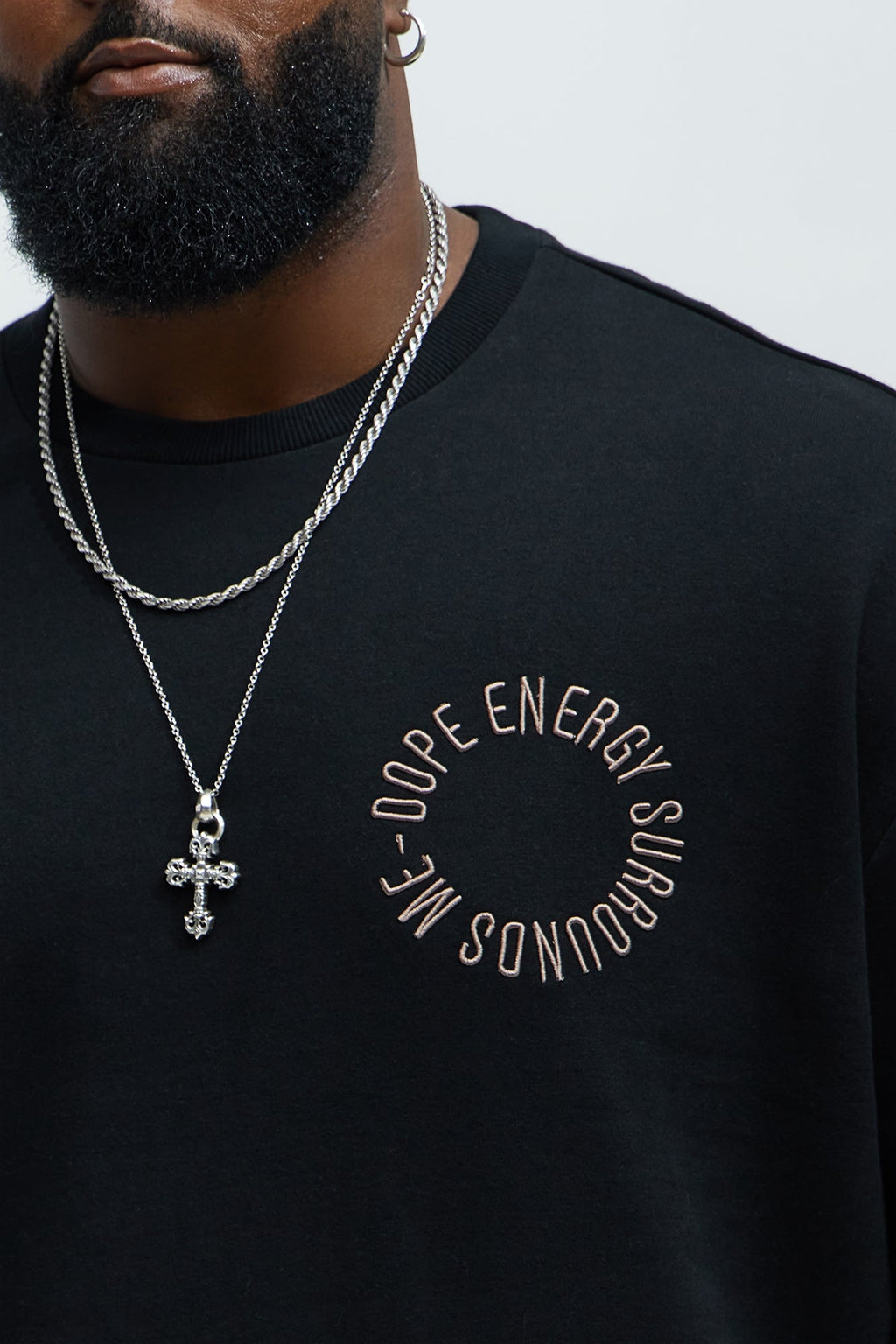 Tyson Dope Energy Crewneck Sweatshirt - Black