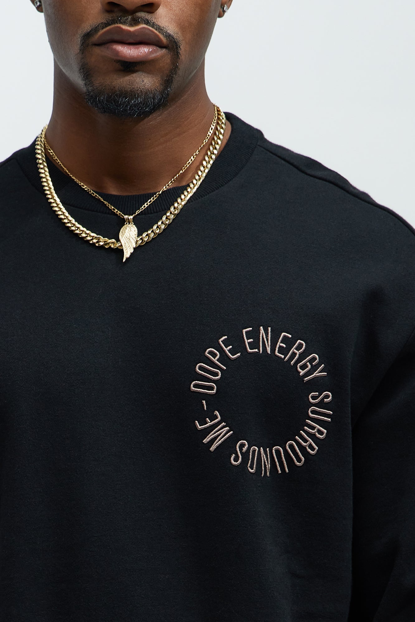 Tyson Dope Energy Crewneck Sweatshirt - Black