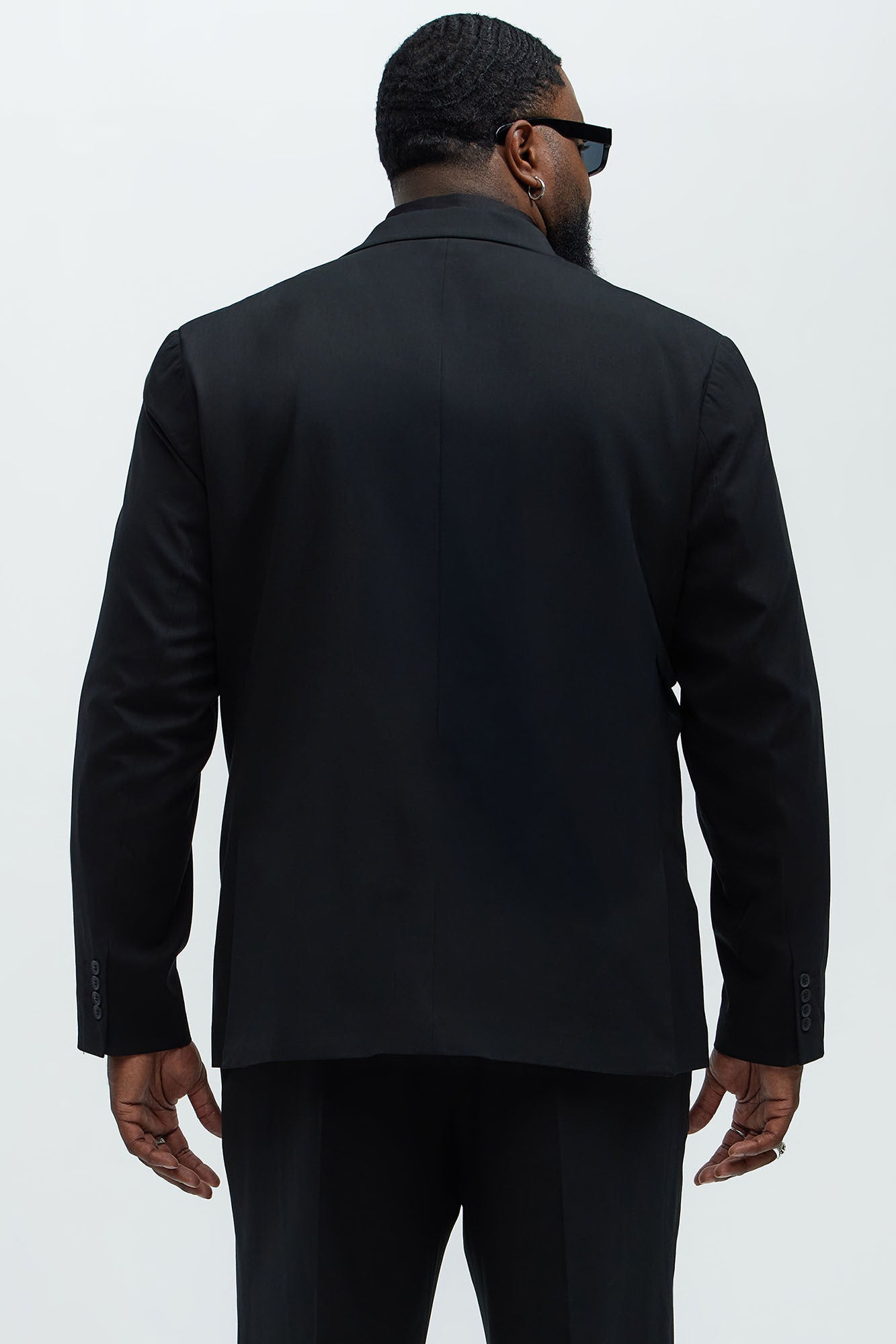 The Modern Stretch Suit Jacket - Black