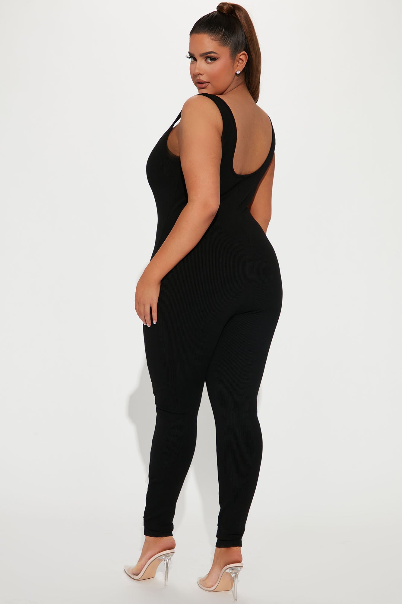 Nova Boost Snatched Jumpsuit - Black