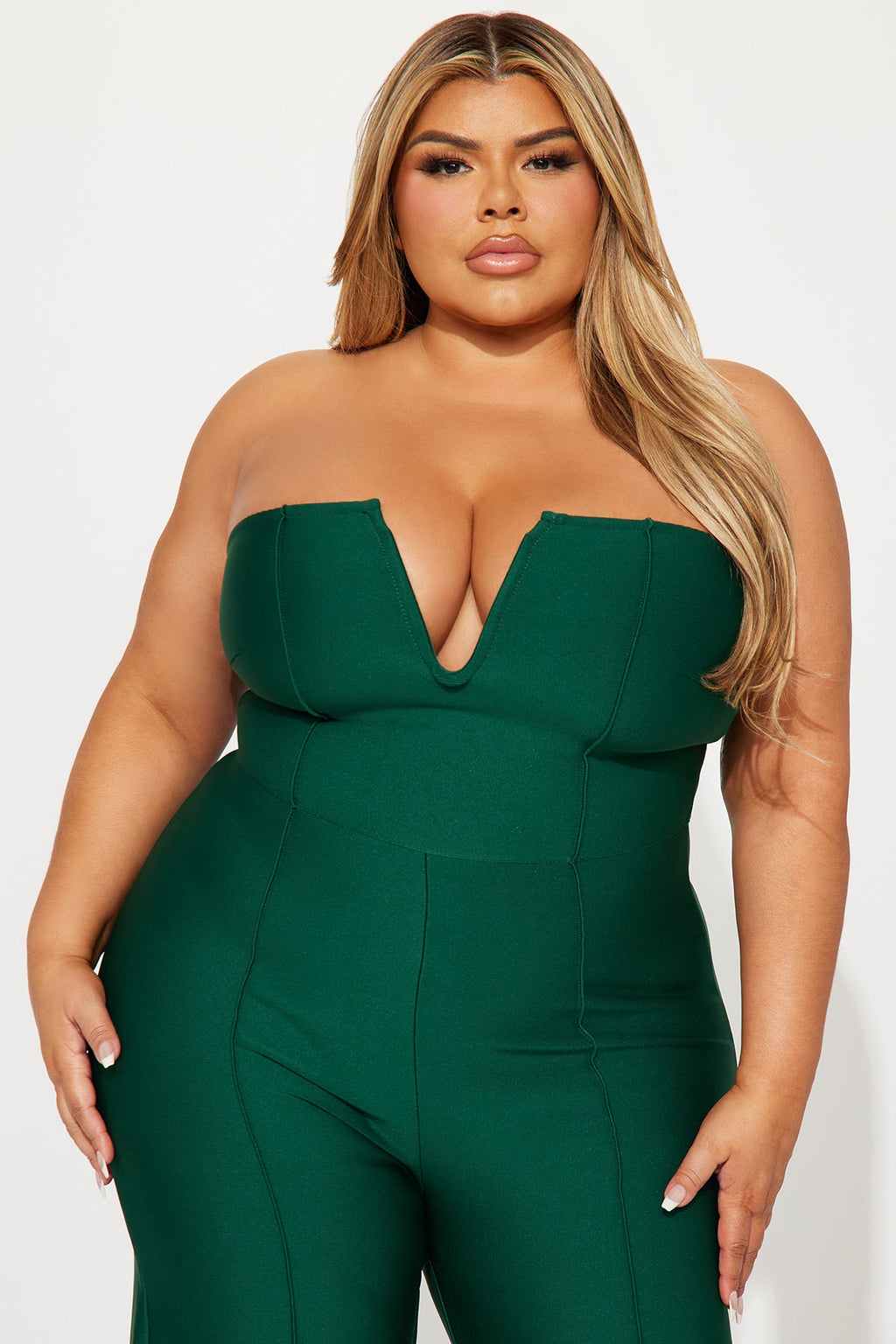 Someone To You Bandage Jumpsuit  - Hunter