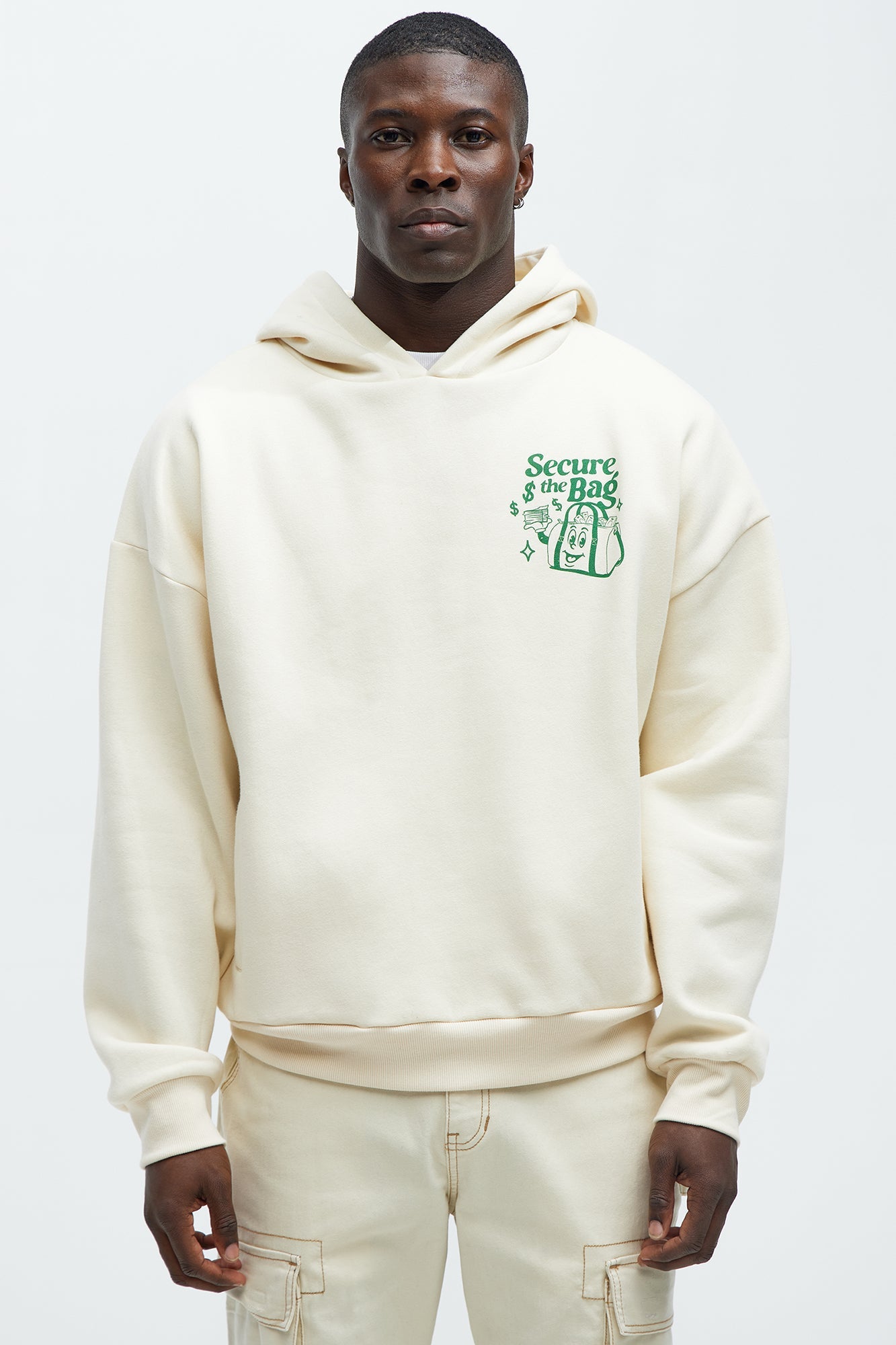 Stack That Cash Hoodie - Tan
