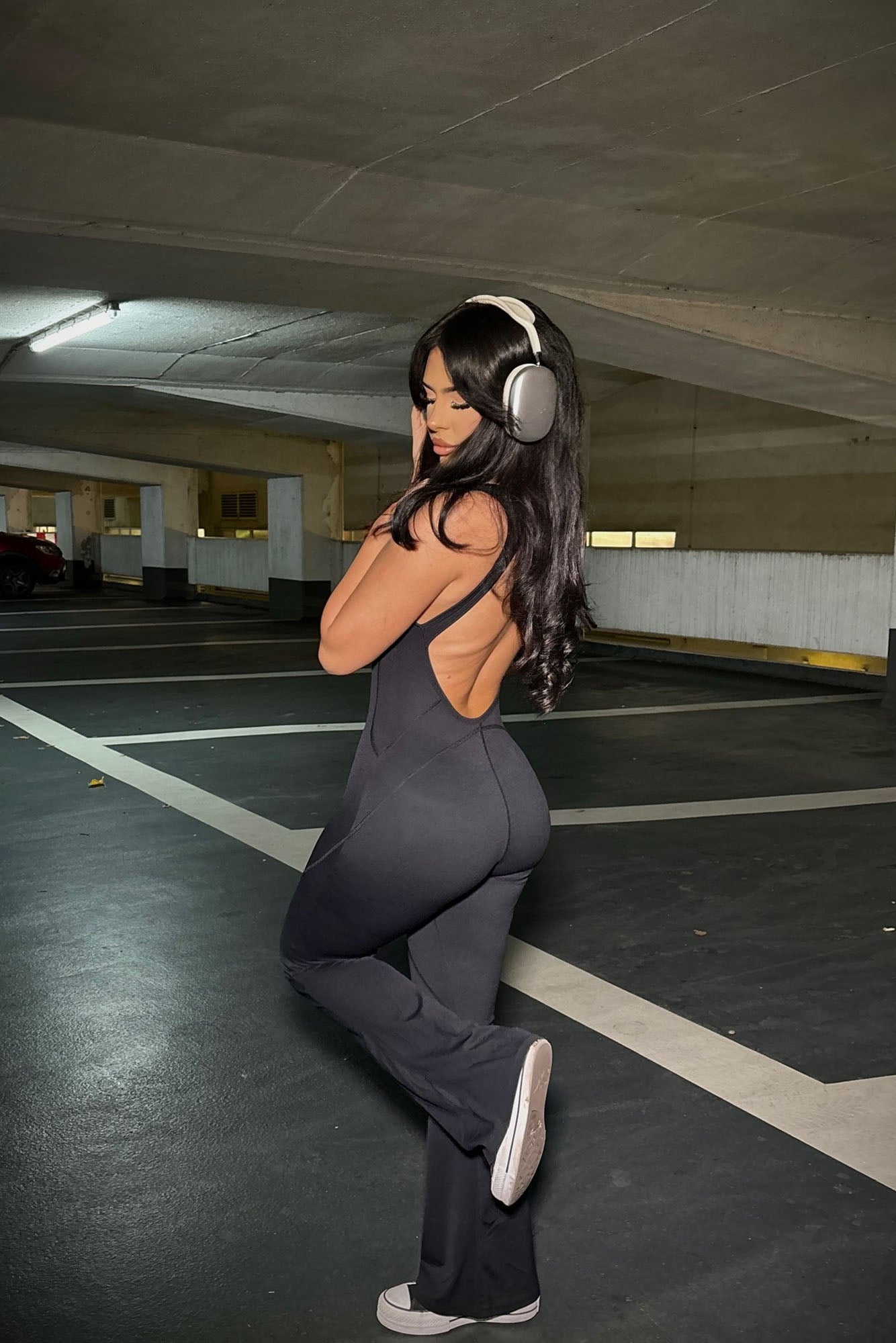 Let's Get It Active Jumpsuit - Black