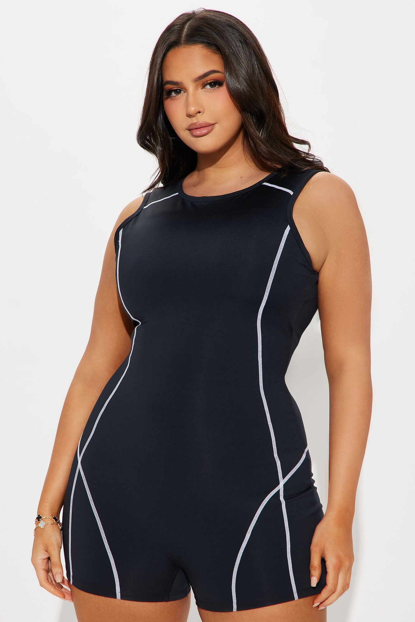 Pedal Princess Elevate Active Romper - Black