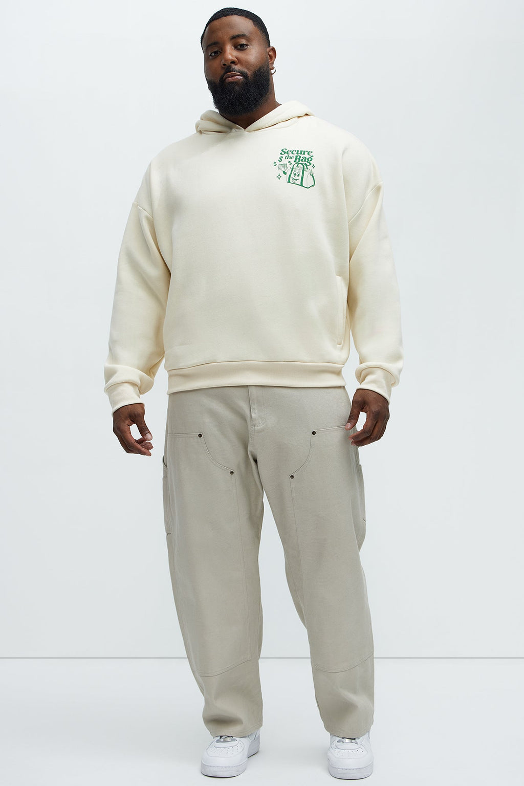 Stack That Cash Hoodie - Tan