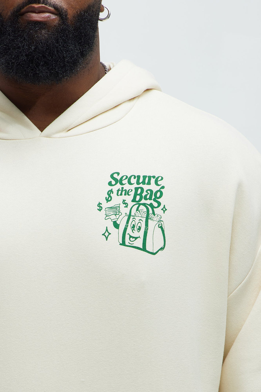 Stack That Cash Hoodie - Tan