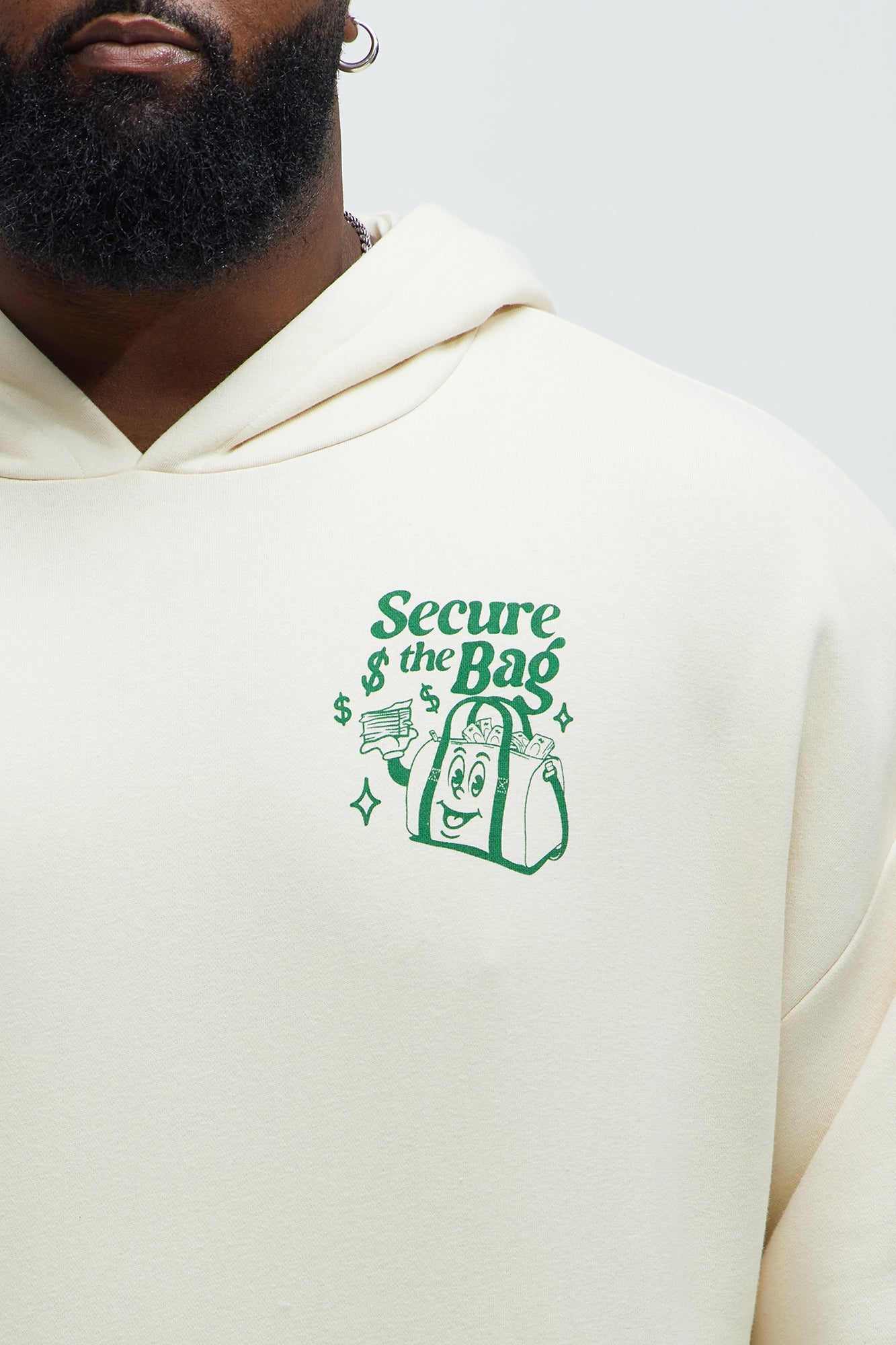 Stack That Cash Hoodie - Tan