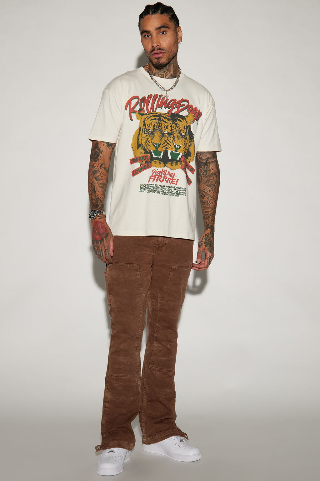 Rolling Short Sleeve Tee - Off White