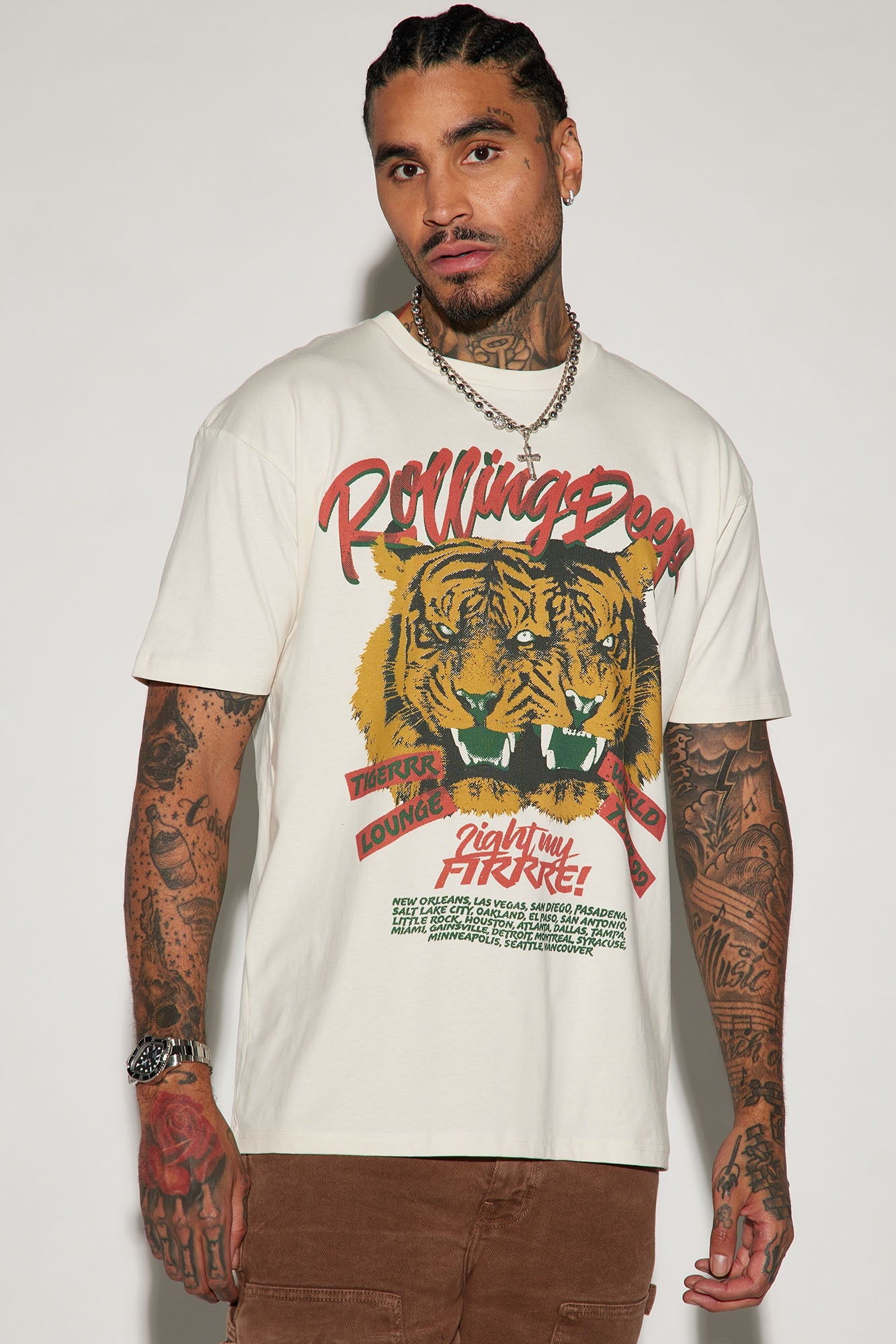 Rolling Short Sleeve Tee - Off White