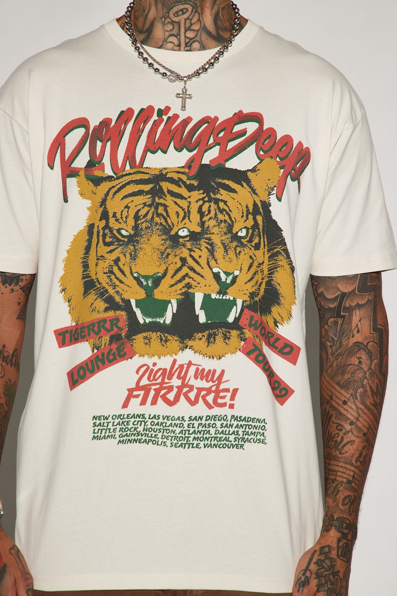 Rolling Short Sleeve Tee - Off White