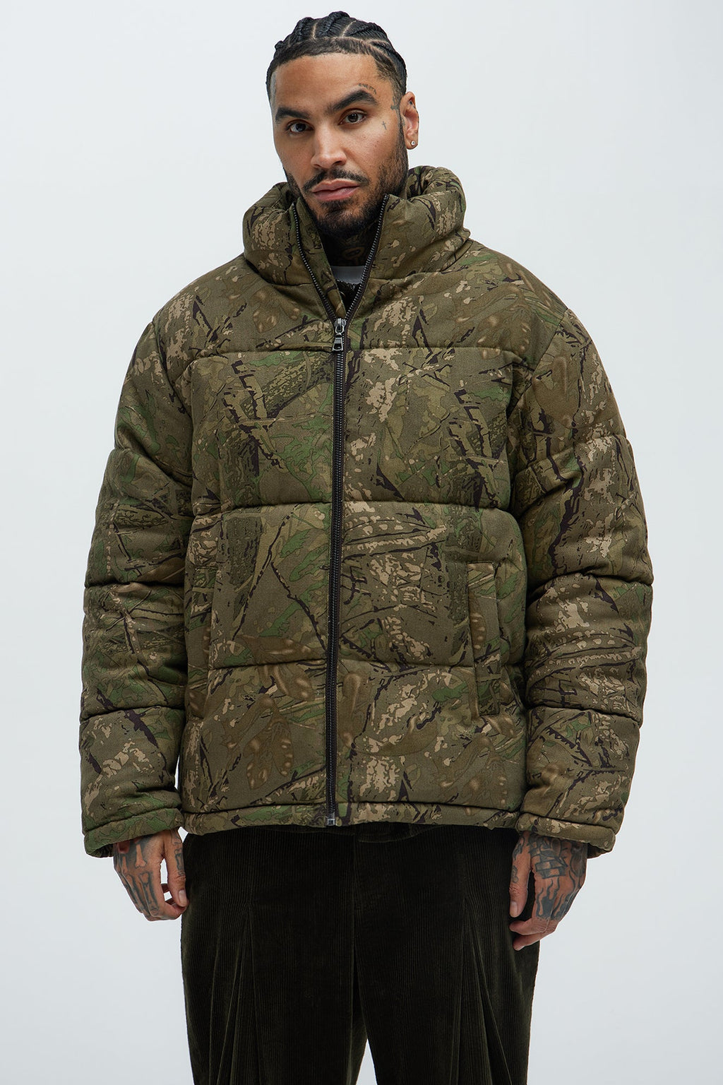 Countryside Puffer Jacket - Camouflage