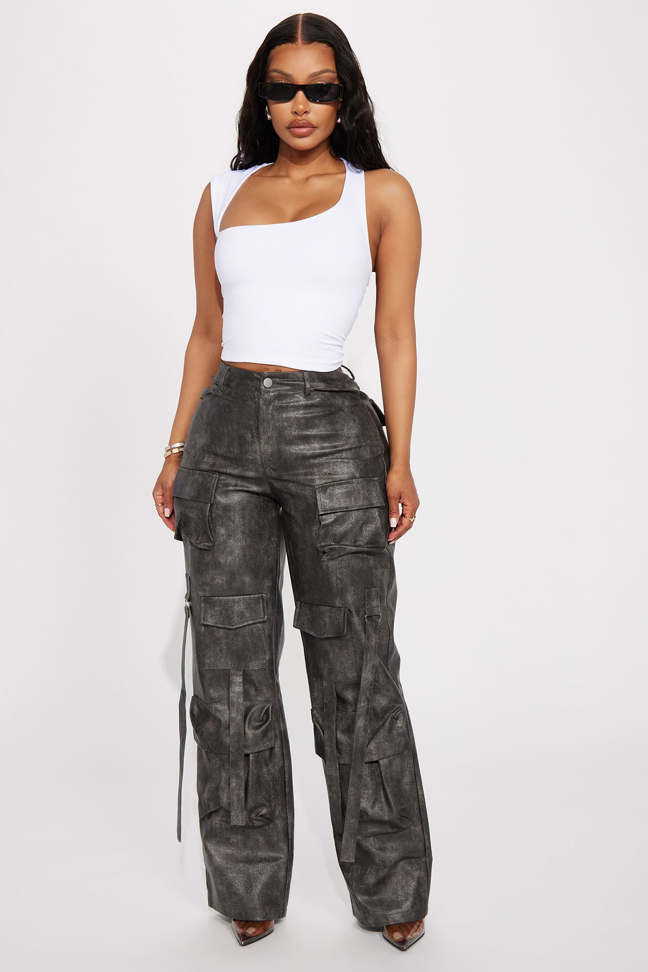 Dusk Till Dawn Seamless Top - White