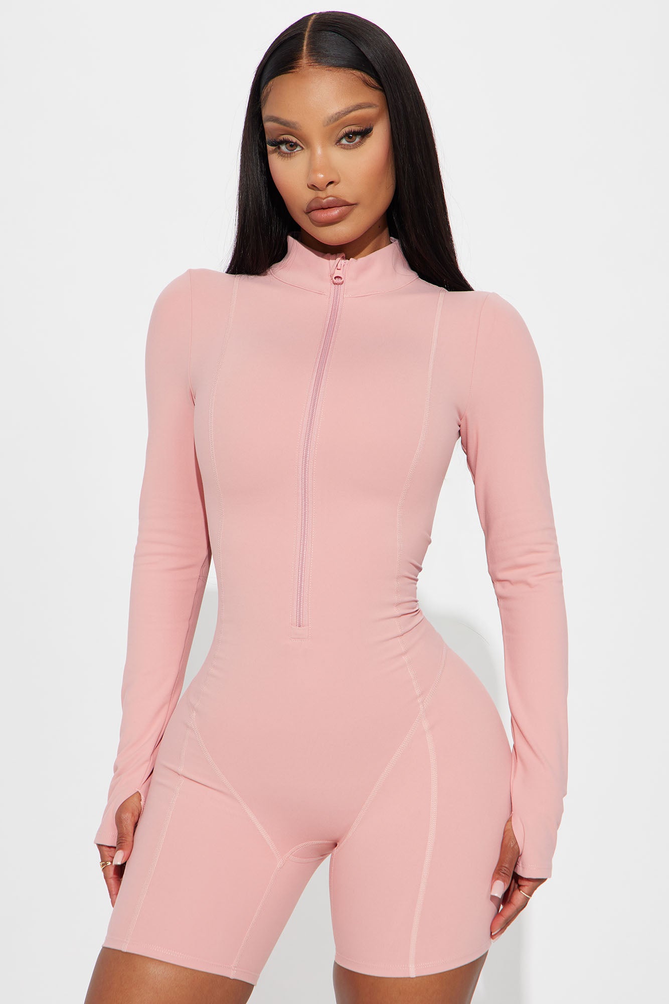 Trail Trek Super Soft Active Romper - Mauve
