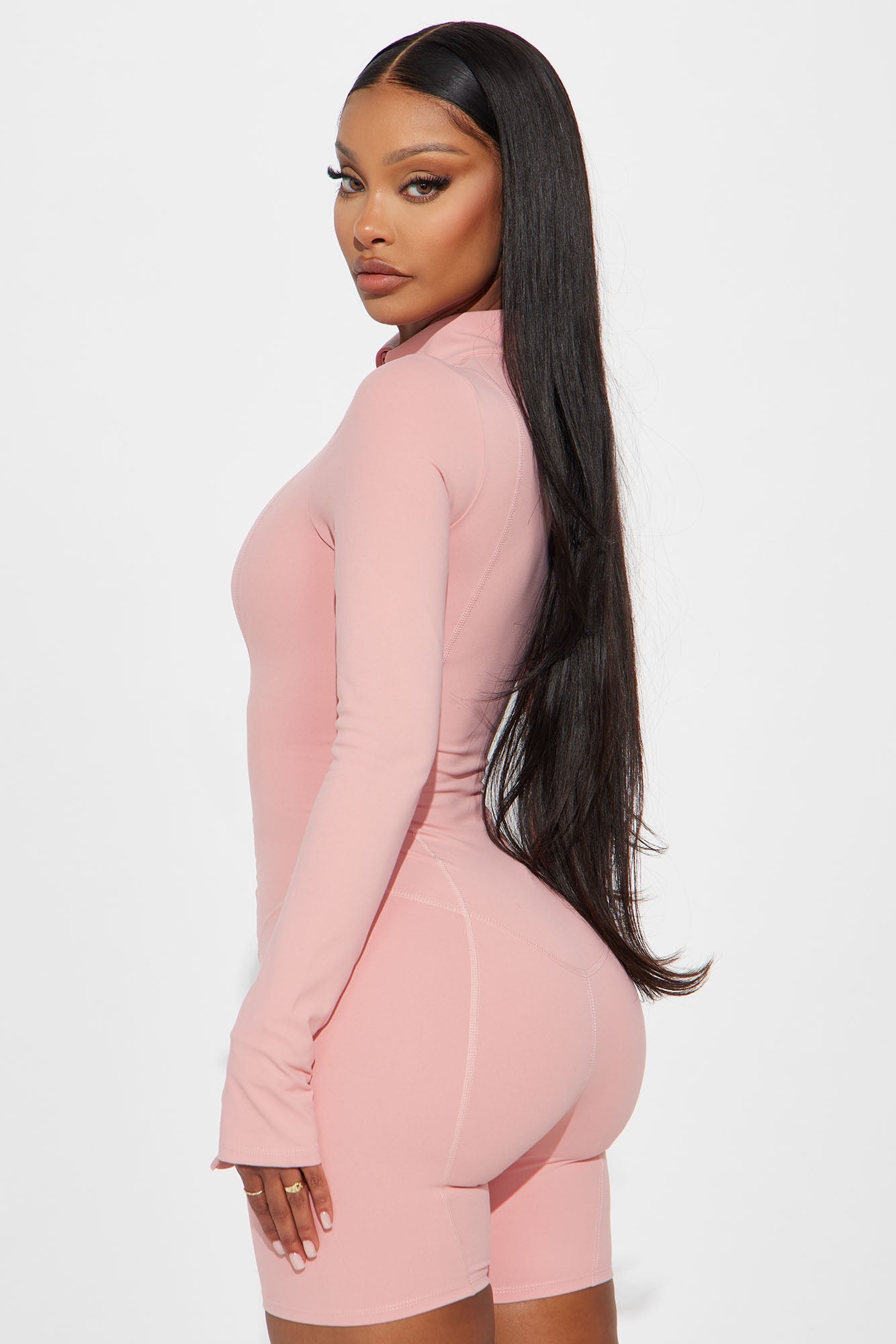 Trail Trek Super Soft Active Romper - Mauve