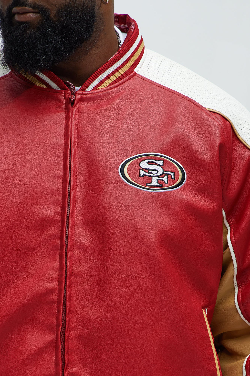 49ers High Standard Jacket - Red/White