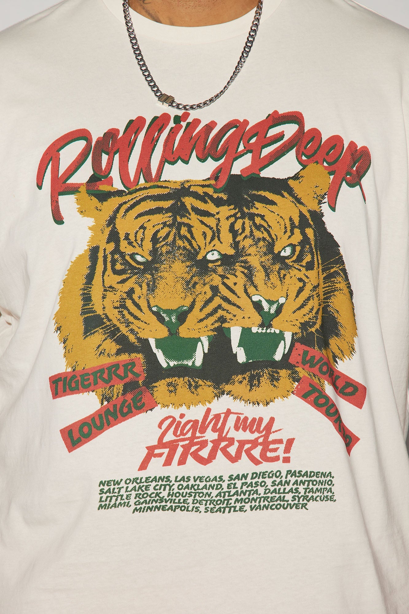 Rolling Short Sleeve Tee - Off White