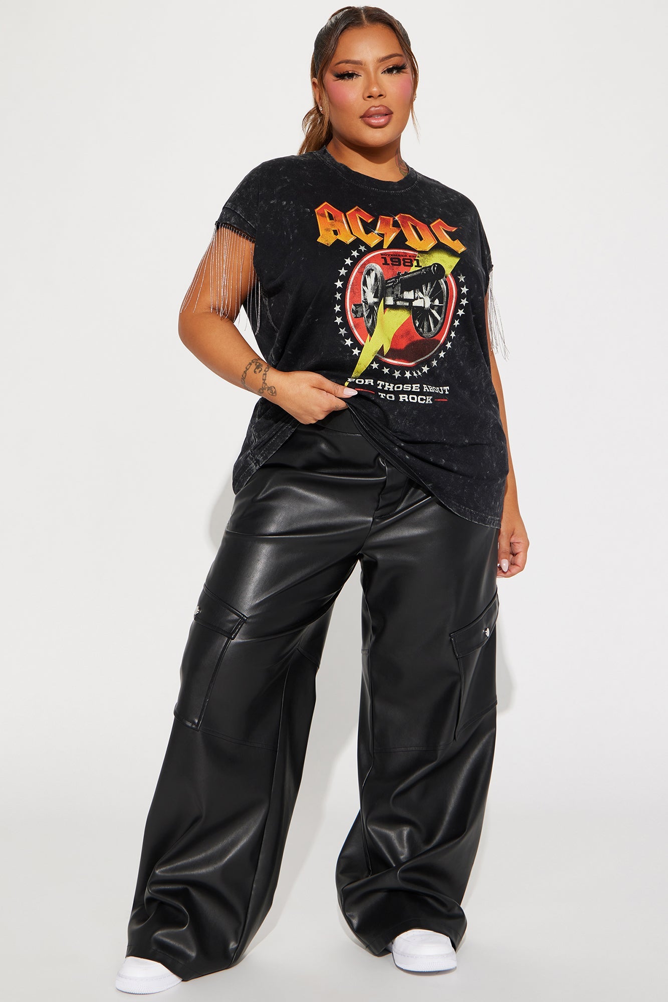 ACDC Fringe Graphic Tee - Black