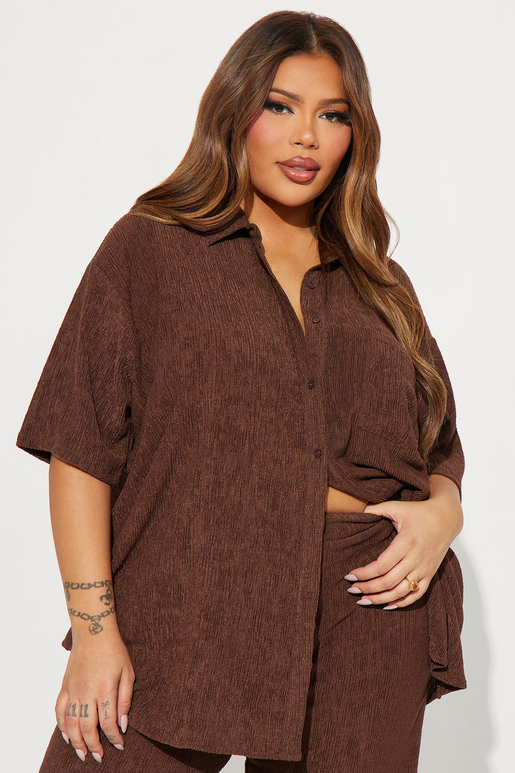 Vacay Vibes Pant Set - Brown