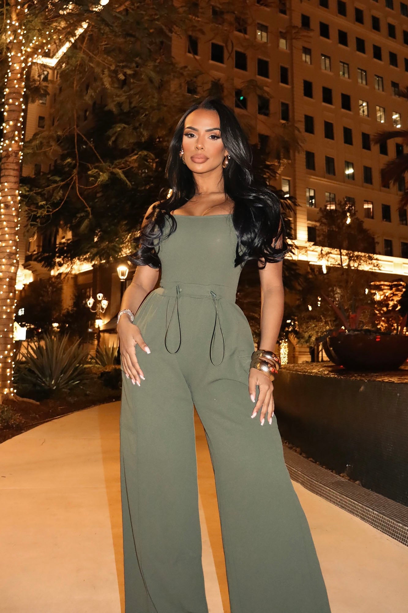 Willow Cargo Jumpsuit - Olive