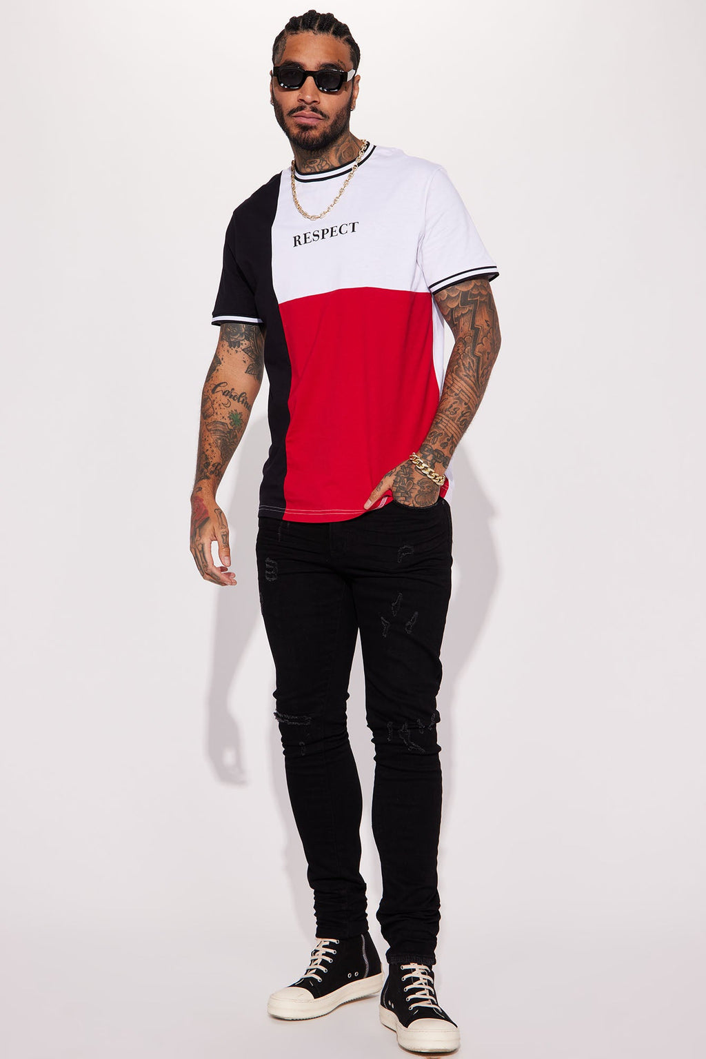 Respect Flag Short Sleeve Tee - Multi Color