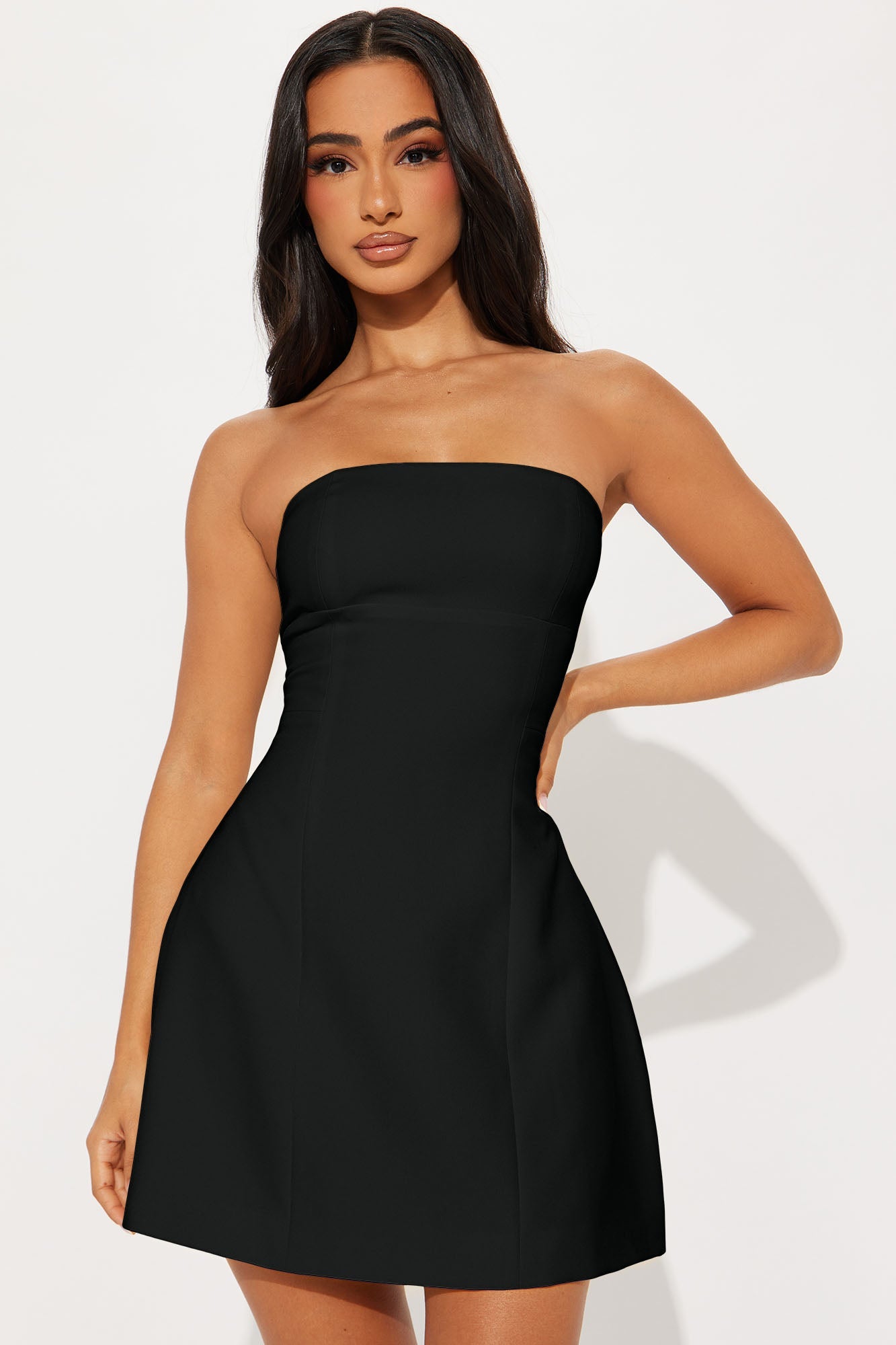 Cartwright Strapless Mini Dress - Black