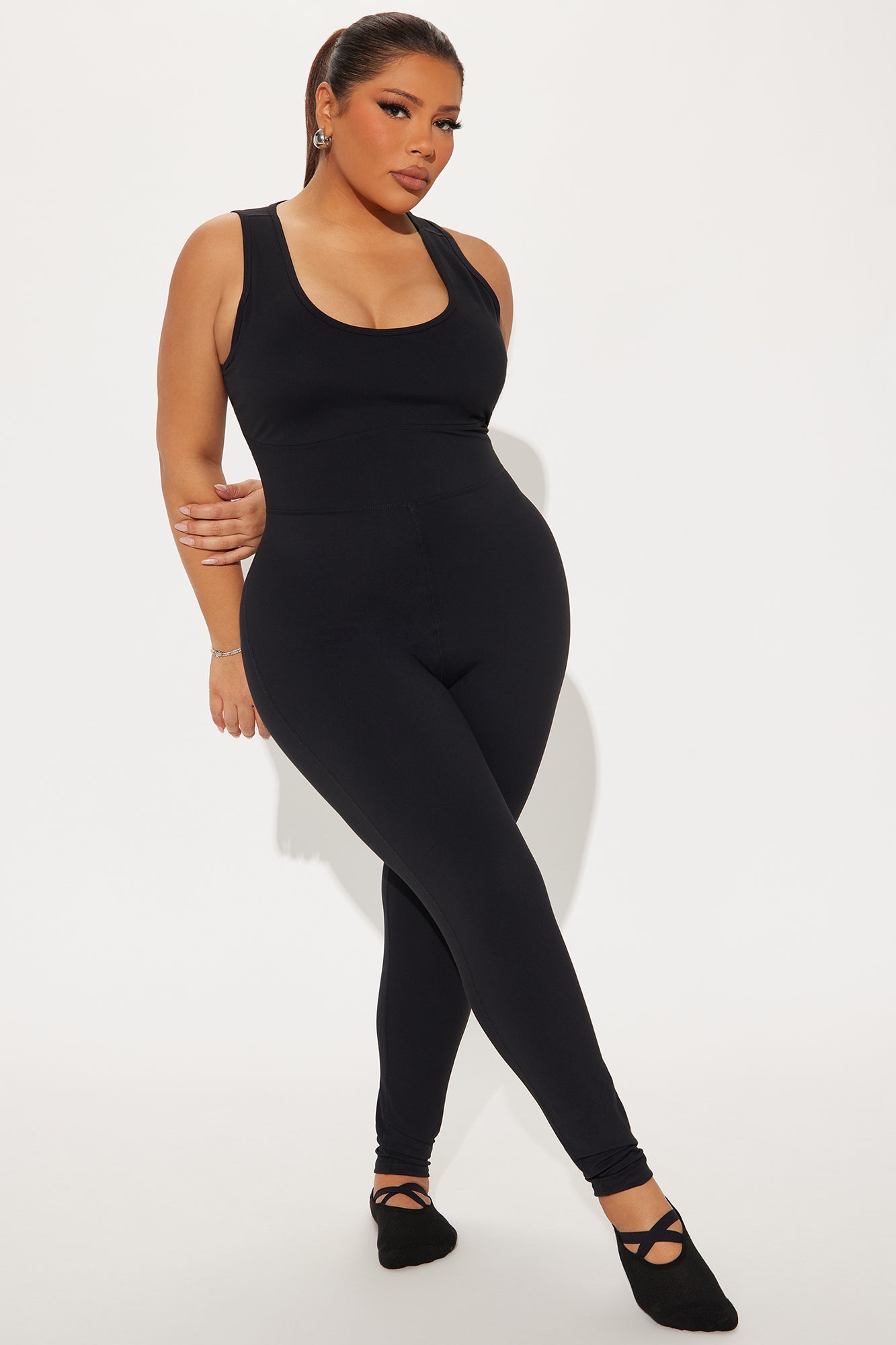 Natural Curve Super Soft Active Jumpsuit - Black