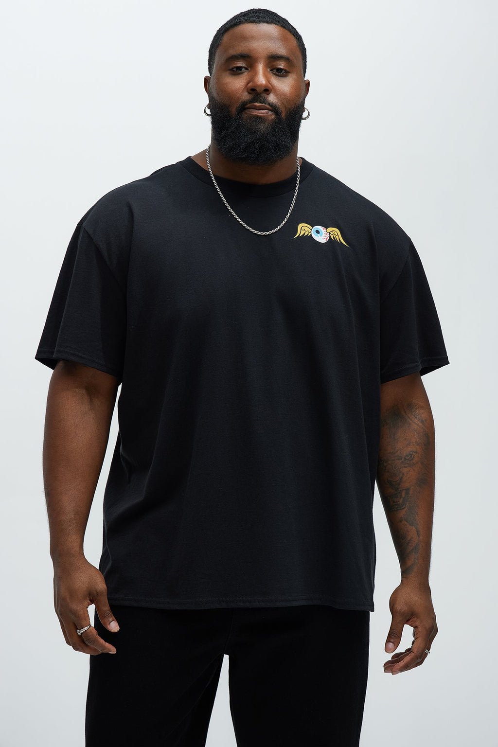 Von Dutch Flying Eyeball Short Sleeve Tee - Black