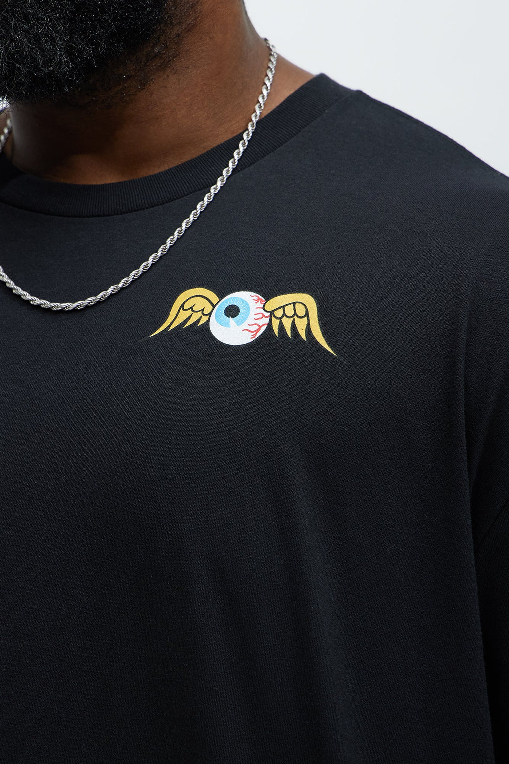 Von Dutch Flying Eyeball Short Sleeve Tee - Black