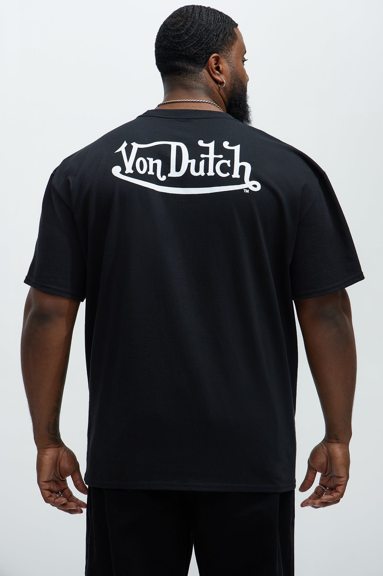 Von Dutch Flying Eyeball Short Sleeve Tee - Black