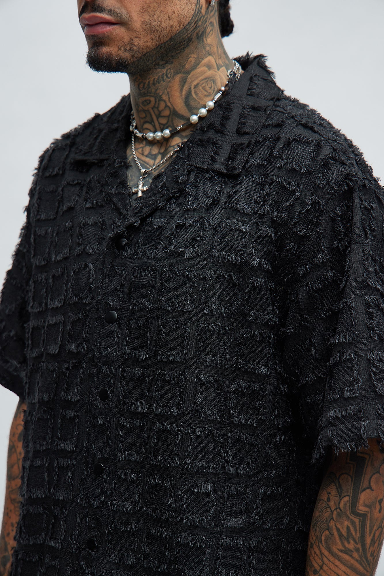 Window Shopping Boxy Shirt - Black