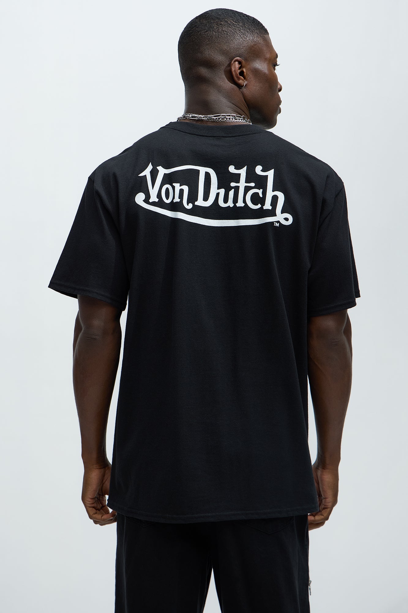 Von Dutch Flying Eyeball Short Sleeve Tee - Black