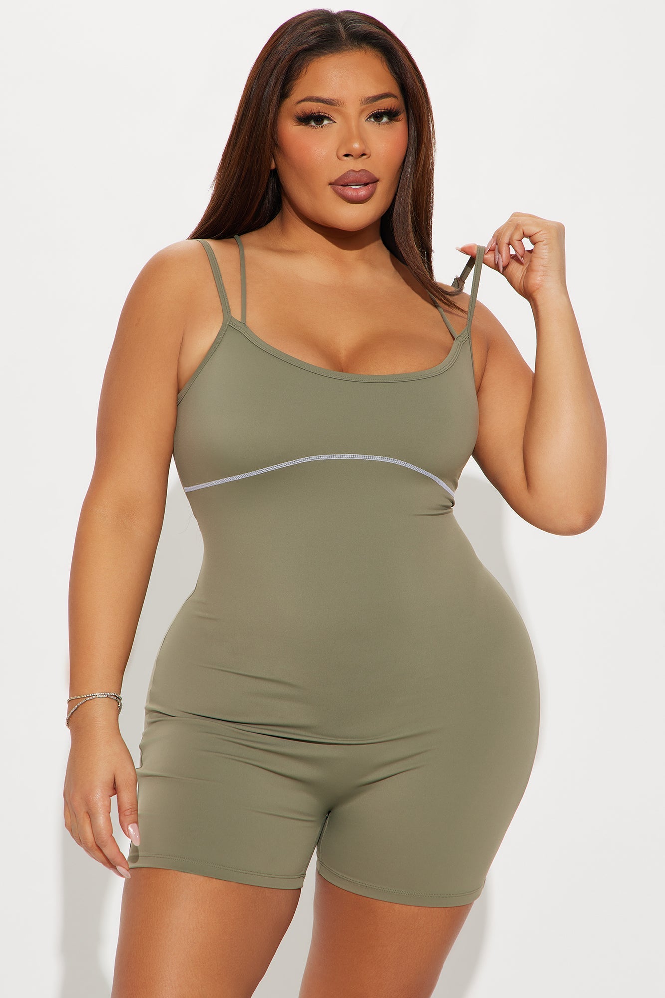 In Harmony Active Romper - Sage
