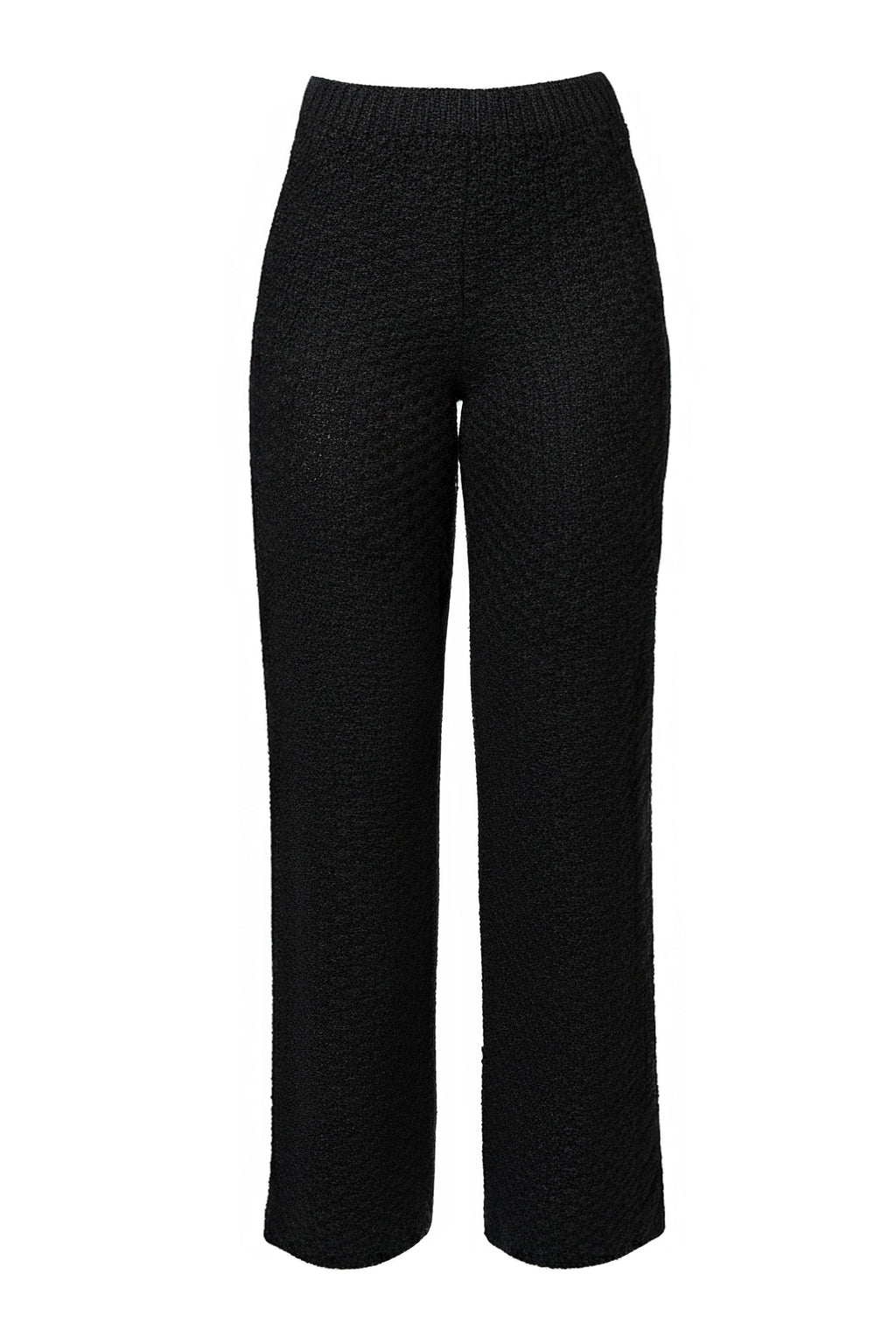 Black Madison Knit Pants