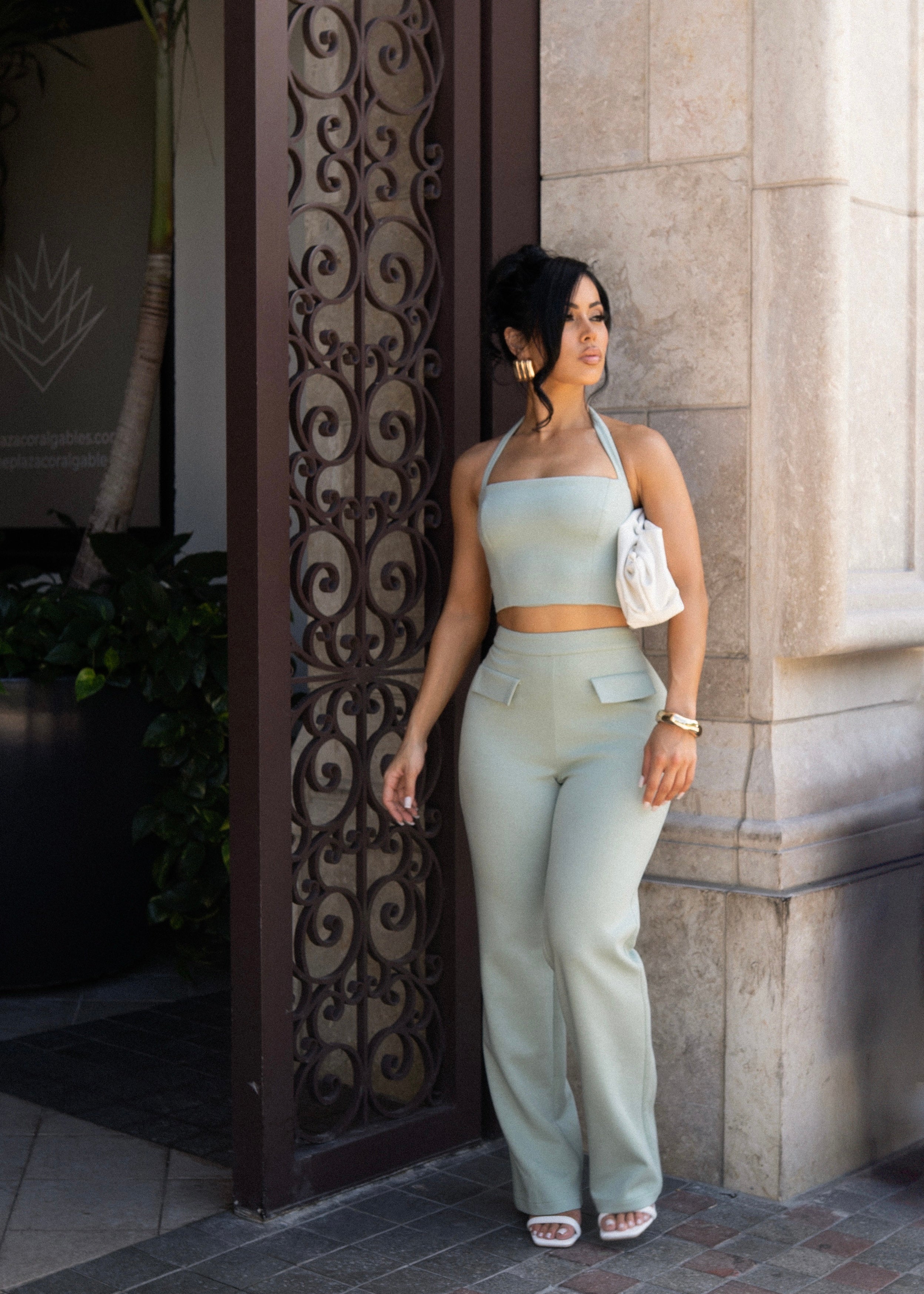 Poise & Power Pant Set Green