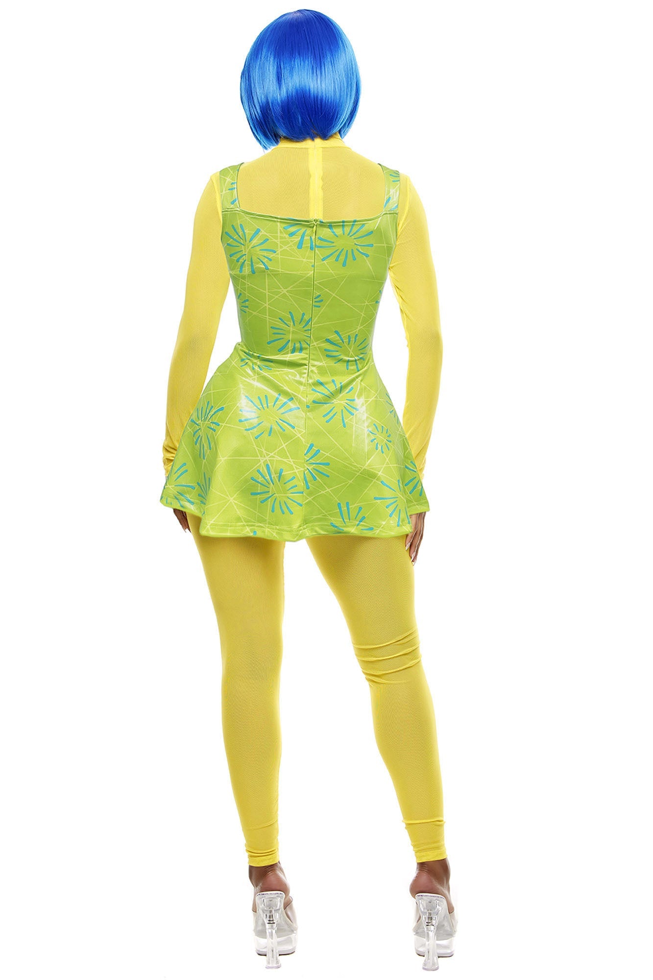 Ecstasy & Joy 5 Piece Costume Set - Green/combo