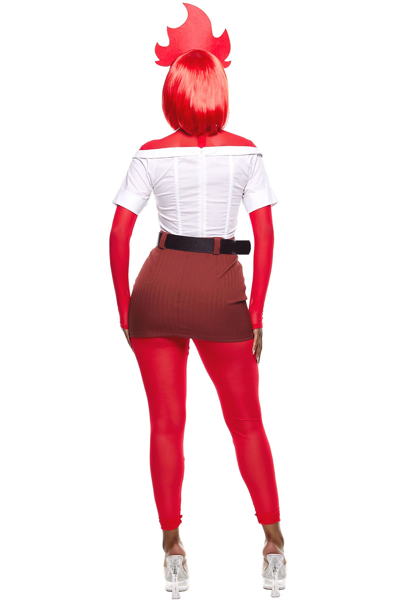 Sexy When I'm Angry 7 Piece Costume Set - Red